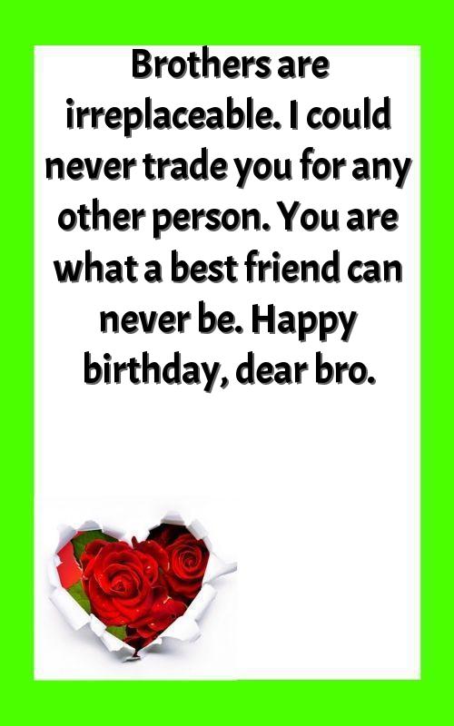 best birthday wishes for brother from another mother